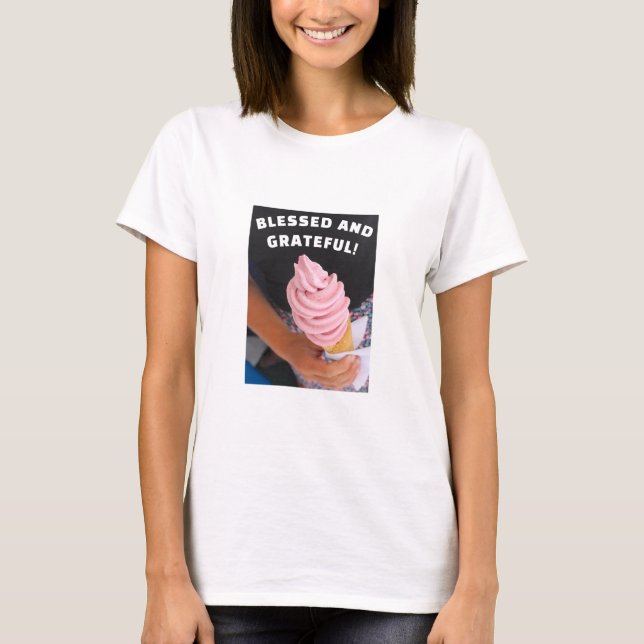 Gesegneter (leichter) T - Shirt (Vorderseite)