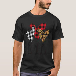 Gesegneter Lutscher Leopard Buffalo Kariert Lutsch T-Shirt