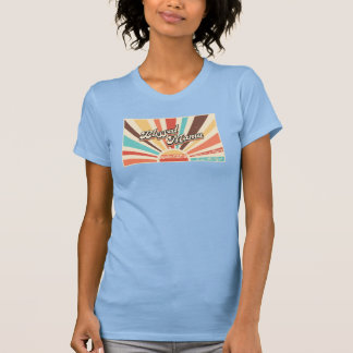 Gesegneter Mama Retro Sunset T - Shirt