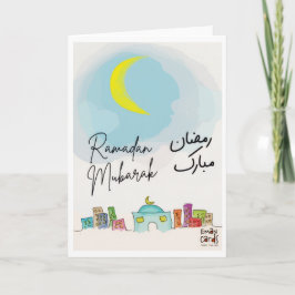 Gesegneter Ramadan Karte
