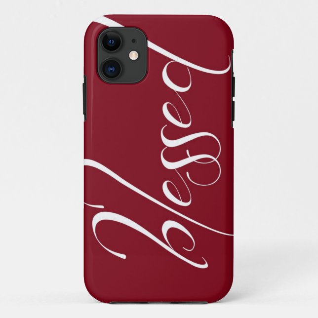 Gesegneter tiefroter Aussage iPhone 5s Fall Case-Mate iPhone Hülle (Rückseite)