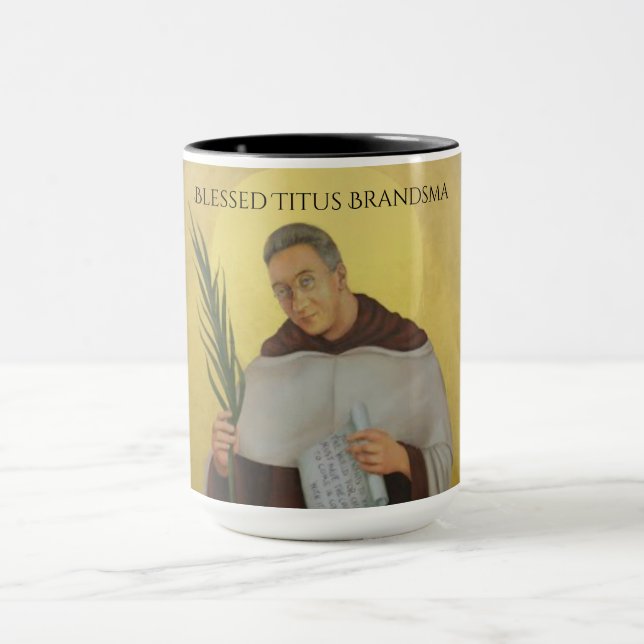 Gesegneter Titus Brandsma Carmelite Saints Prieste Tasse (Zentrum)