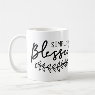 Gesegnetes Christliches Zitat Modernes Bauernhaus Kaffeetasse