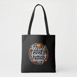 Gesegnetes dankbares Familien-Dankfest-Essen Tasche