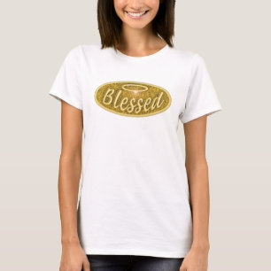 Gesegnetes Glänzendes Nostalgie-Heiligenschein-Slo T-Shirt