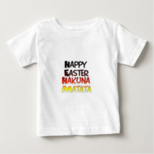 Gesegnetes Glück Ostern Hakuna Matata Ferienzeit Baby T-shirt