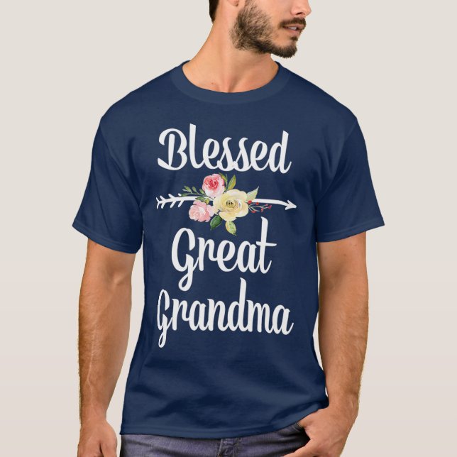 Gesegnetes Großartiges Grandma Blume Arrow Shirt G (Vorderseite)