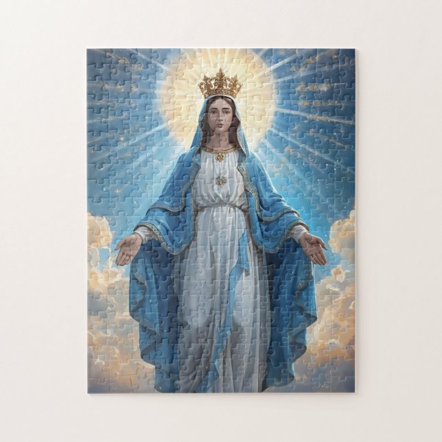 Gesegnetes Jungfrau Maria Bild (Vertikal)
