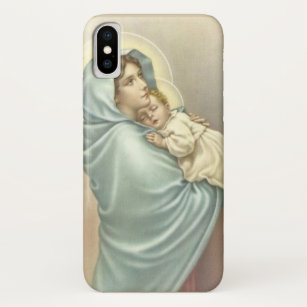Gesegnetes Jungfrau-Mary-Baby Jesus religiös Case-Mate iPhone Hülle