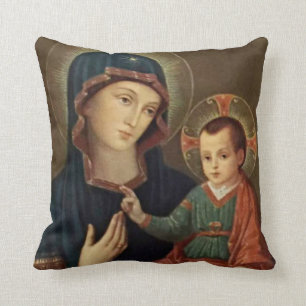 Gesegnetes katholisches Kind Jesus Jungfrau-Marys Kissen