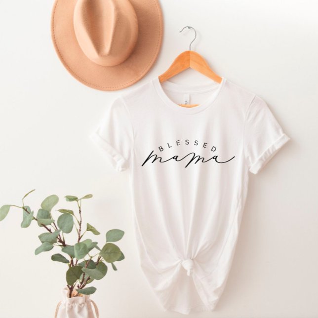 Gesegnetes Mama-Shirt T-Shirt (Von Creator hochgeladen)