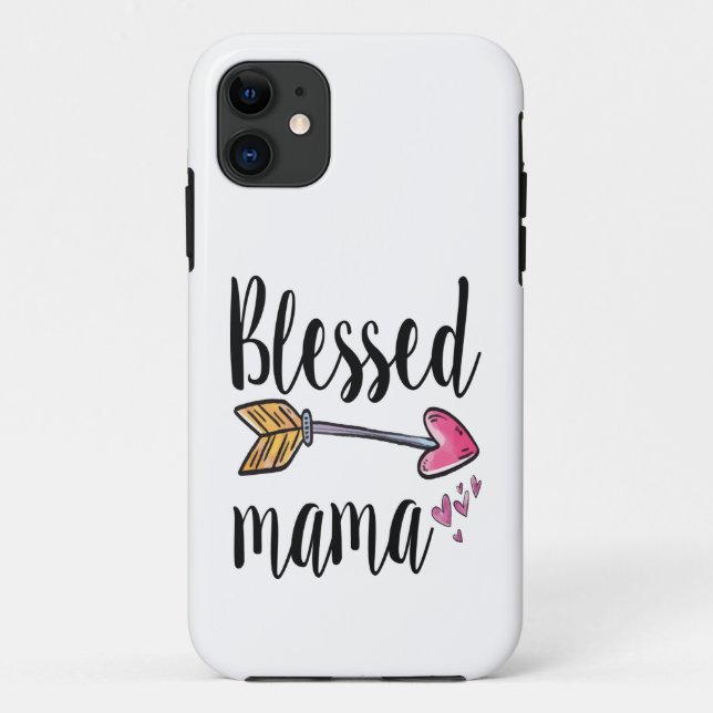 Gesegnetes Mama-Telefongehäuse für Mama Case-Mate iPhone Hülle (Rückseite)