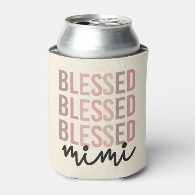 Gesegnetes Mimi | Geschenke für Mimi Oma Dosenkühler (Kanne Vorderseite)