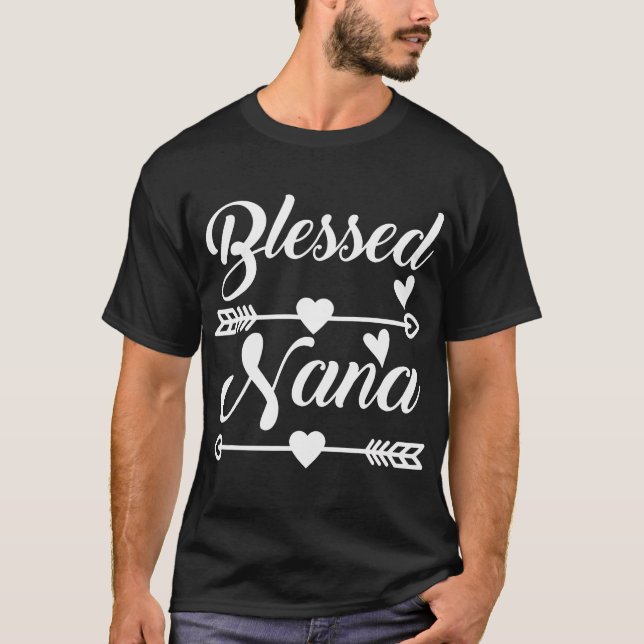 Gesegnetes Nana Cursive T-Shirt (Vorderseite)