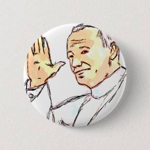 Gesegnetes Papst Johannes Paul II. Button