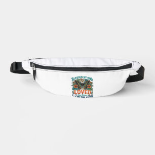 Gesegnetes Schmetterling-Christen-T-Shirt-Design_1 Bauchtasche