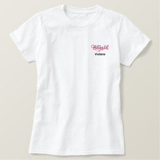 Gesegnetes Skript Personalisiert Besticktes T-Shirt