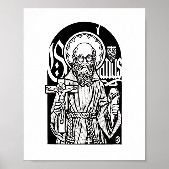 Gesegnetes Solanus Casey Poster (Vorne)