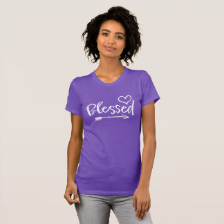 Gesegnetes Trendy Modern Script T-Shirt