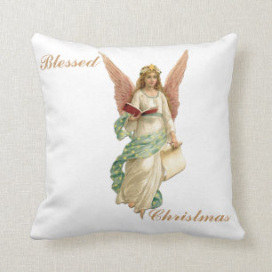 Gesegnetes Weihnachtsengels-Kissen 16" Kissen