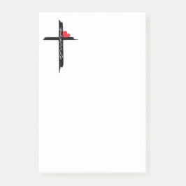 Gesegte Kreuz Notizblöcke Post-it Klebezettel