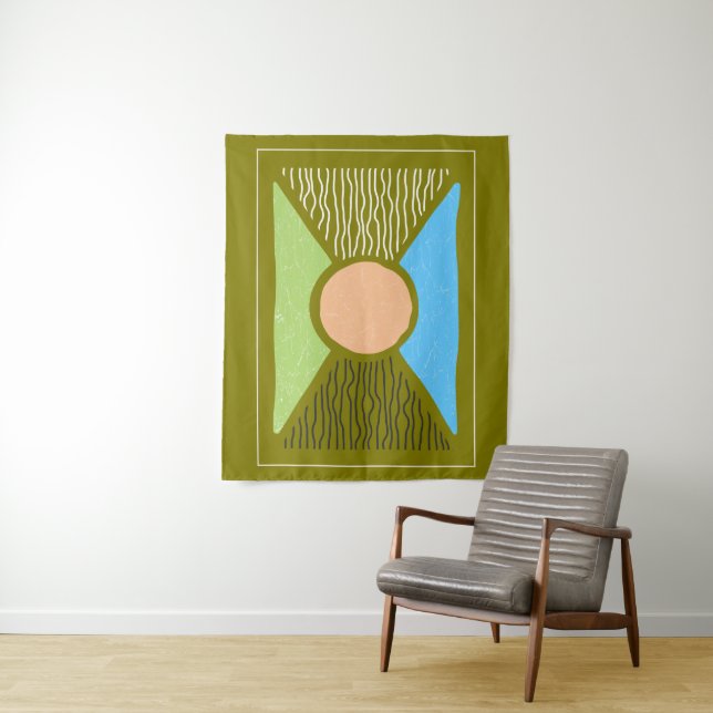 Gesellschaft6 Moderne Kunst Ideen Wandteppich (Beispiel)