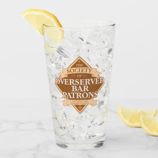 Gesellschaft der gedeckten Bar Glas (Vorderseite Ice)