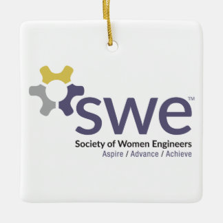 Gesellschaft der Ingenieurinnen SWE Weihnachtsschm Keramikornament