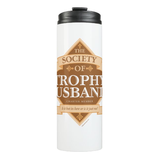 Gesellschaft der Trophy Husbands Thermosbecher (Vorderseite)