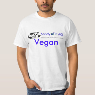 Gesellschaft FRIEDENSdes veganen Website-Shirts T-Shirt