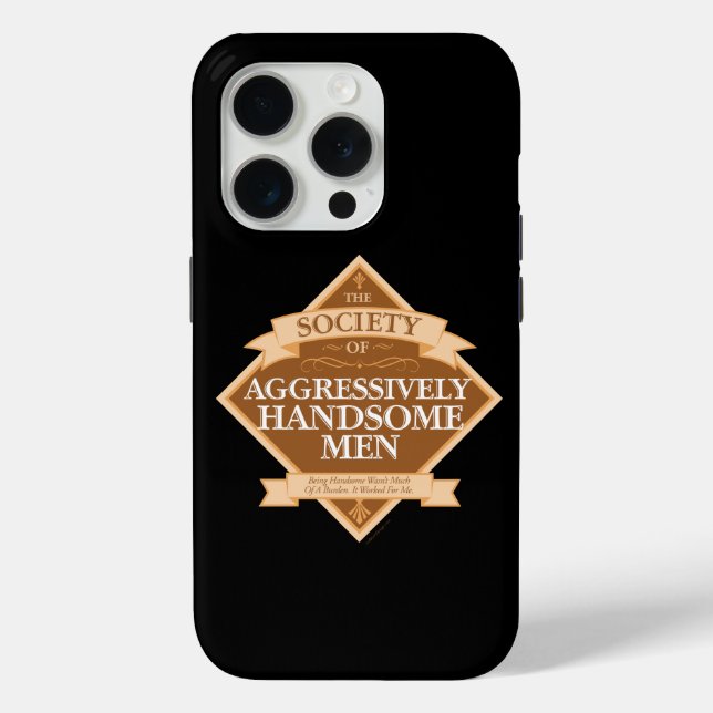 Gesellschaft für aggressiv ansprechende Männer Cas Case-Mate iPhone Hülle (Rückseite)
