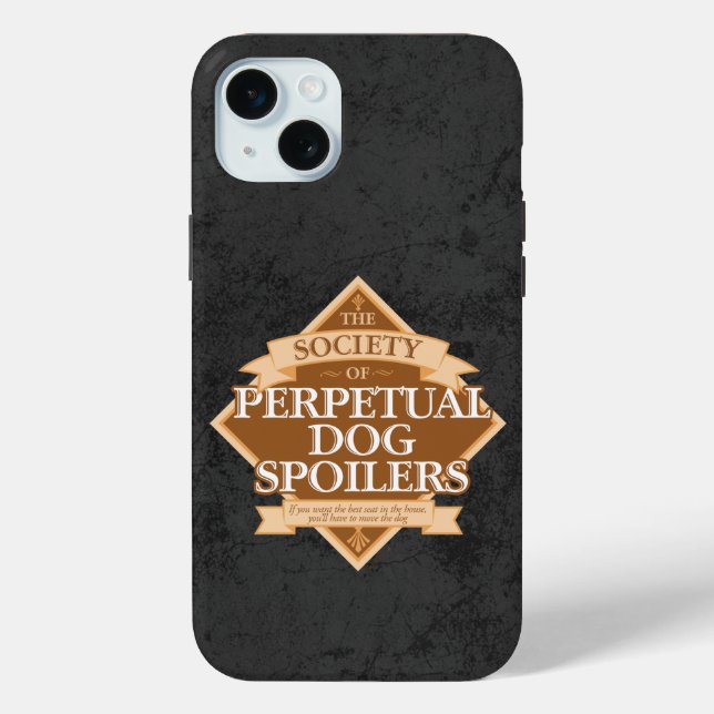 Gesellschaft für ständige Hunde Spoiler Case-Mate  iPhone Hülle (Rückseite)