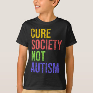 Gesellschaft heilen, keine Autismus-Bewusstseins- T-Shirt