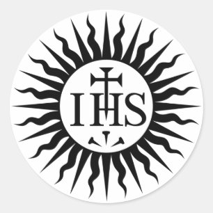 Gesellschaft von Jesus (Jesuite) Runder Aufkleber