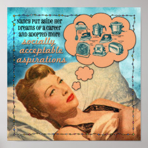 Gesellschaftlich annehmbare Aspirationen Poster