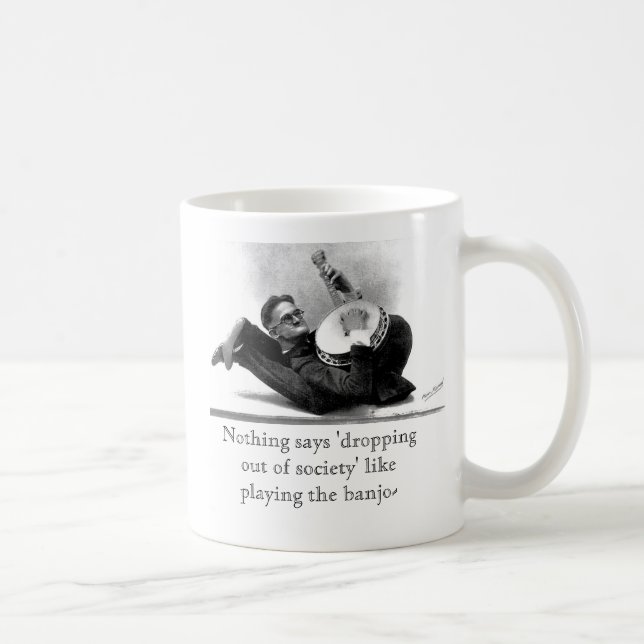 "Gesellschaftsabbrechend" Tasse (Rechts)