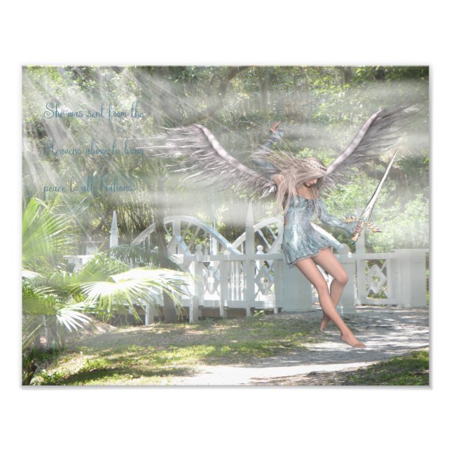 Gesendet von Heaven Fotodruck (Vorne)