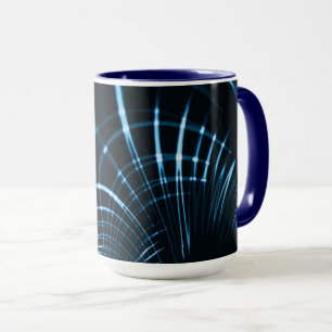 Gesenkelte, scharfe Krallen oder Dornen, royblau Tasse