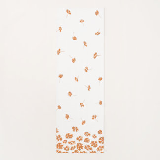 Gesenkte Blüten Blumenmotte Yogamatte