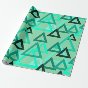 Gesenkte Dreiecke Geschenkpapier