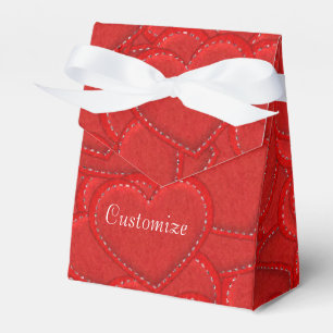 Gesenktes Herz Valentine's Day Zelt Gunst Box Geschenkschachtel