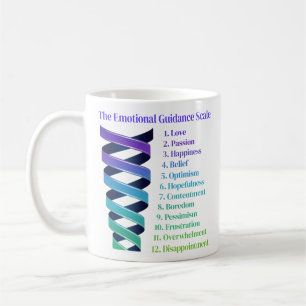 Gesetz der Anziehung Emotionale Führungsskala Tabe Kaffeetasse