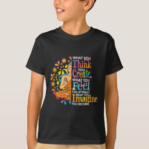 Gesetz der Anziehung Manifestation Buddha Meditati T-Shirt