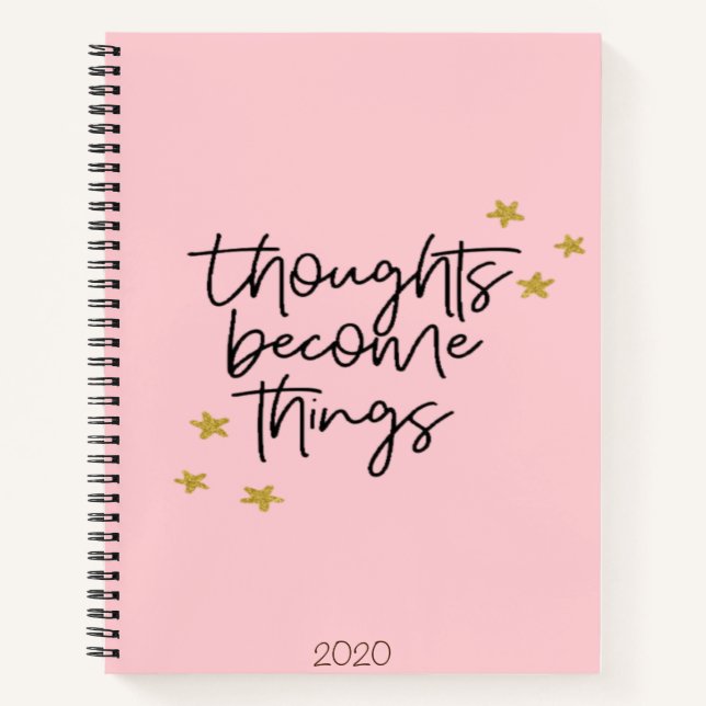 Gesetz der Attraktivität Spiral Notebook Notizbuch (Vorderseite)