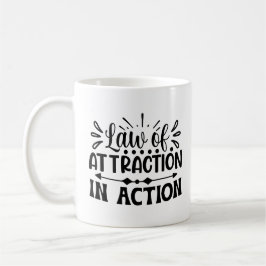 Gesetz zur Anziehung der Tasse für den Kaffee
