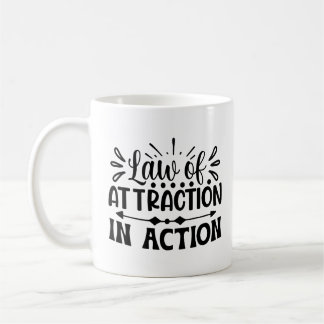 Gesetz zur Anziehung der Tasse für den Kaffee