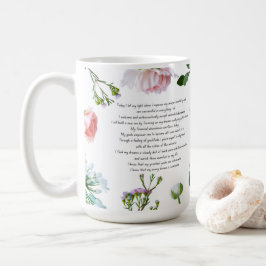 Gesetz zur Anziehung des Überschwemmungsgebet Kaffeetasse
