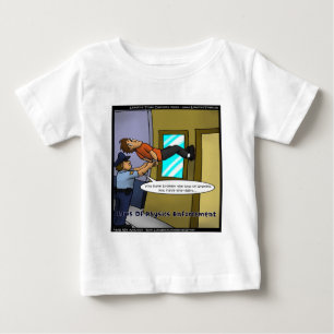 Gesetze der Physik und Schwerkraft Lustige Geschen Baby T-shirt