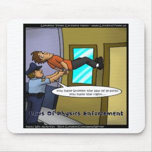 Gesetze für Physik & Gravity Funny Gifts & T-Shirt Mousepad