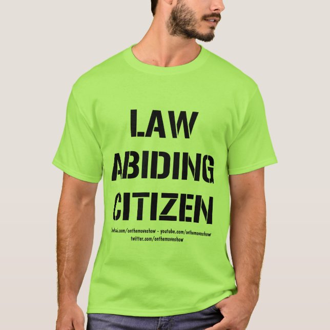 Gesetzestreuer Bürger-grundlegender T - Shirt (Vorderseite)